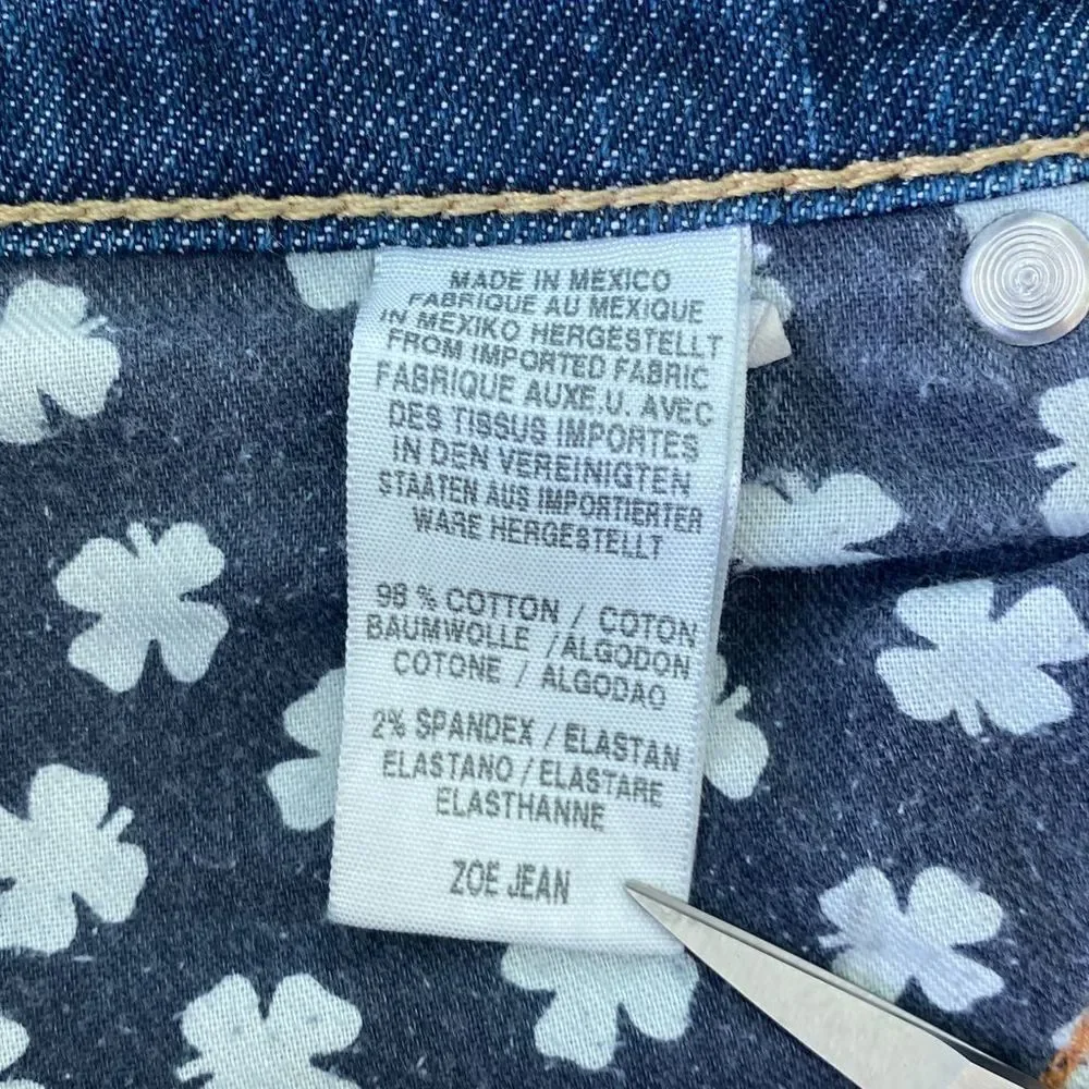 LUCKY Brand Dark Washed Flare Jeans Size 8/29 - Picture 9 of 10